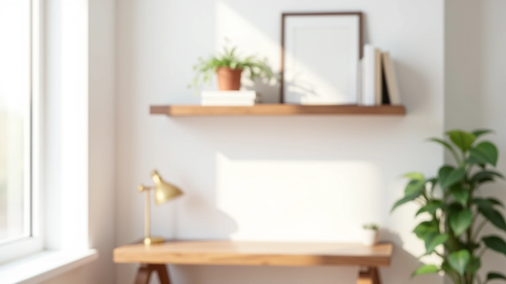Floating Shelf — Solid Oak, Walnut Finish